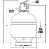 JACUZZI 16 INCH LASER SERIES SAND FILTER - Image 2