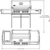 NAPOLEON PRESTIGE®500 WITH INFRARED REAR BURNER IN BLACK GAS GRILL - Image 3