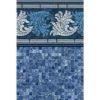 RIVIERA WITH BLUE MOSAIC INGROUND/ONGROUND POOL LINER