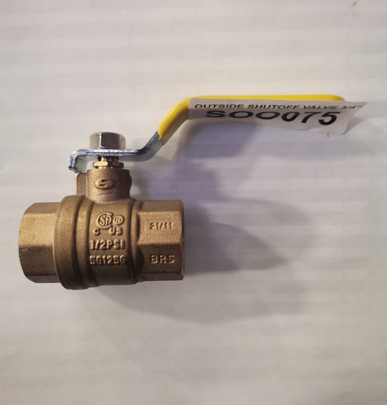 Shut off Valve (Outside) 1/2” Aqua Bay Belleville